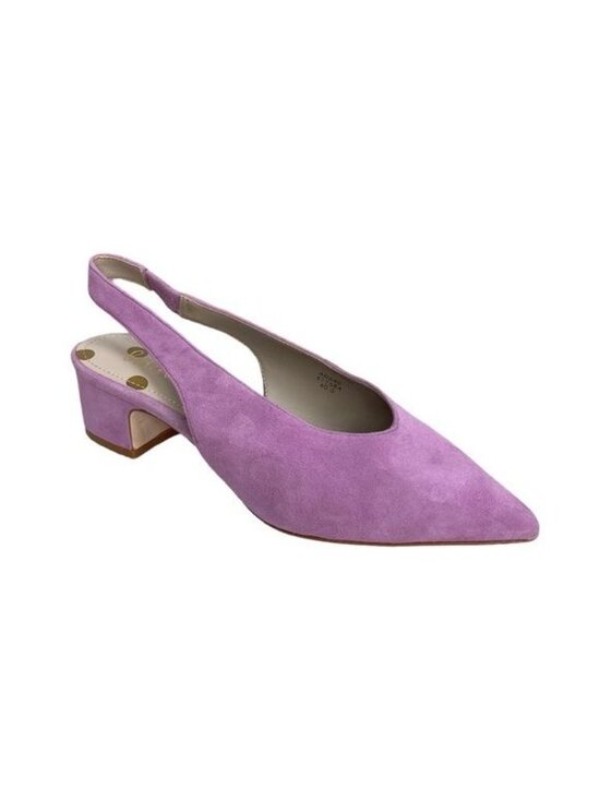 Boden Shoes - Boden Happy Heels Suede Pointed Toe Mid Heel Sling Back Pumps for Women Size 9